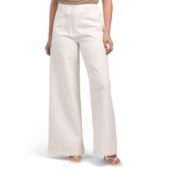 TORN BY RONNY KOBO Ivory Bernard Pants